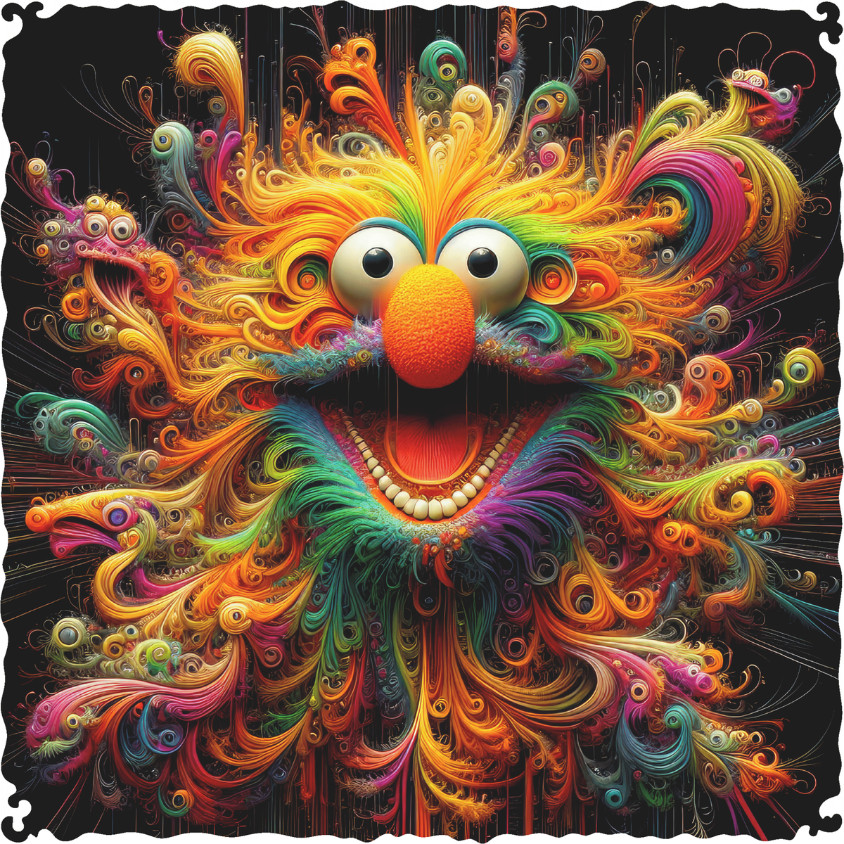 Frenzy of Frizzlesnout (200 Piece Wooden Jigsaw Puzzle) - Nautilus Puzzles - Wooden Jigsaw Puzzles For Adults