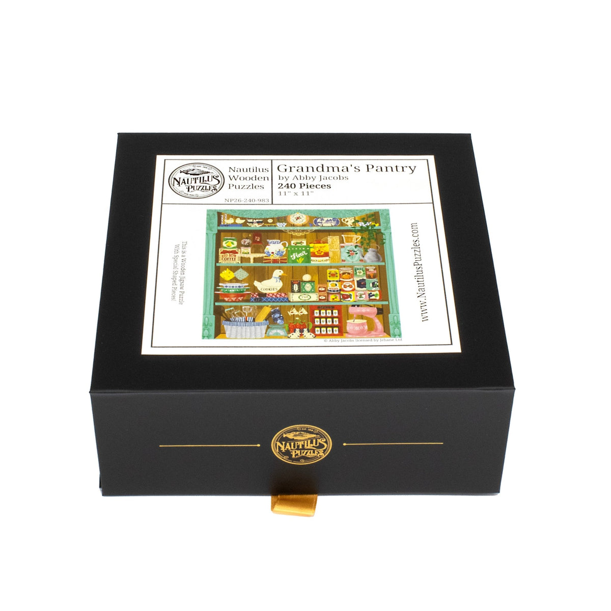 Grandma's Pantry (240 Piece Wooden Jigsaw Puzzle) - Nautilus Puzzles - Wooden Jigsaw Puzzles For Adults