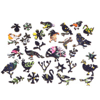 Holiday Birds (509 Piece Wooden Jigsaw Puzzle) - Nautilus Puzzles - Wooden Jigsaw Puzzles For Adults