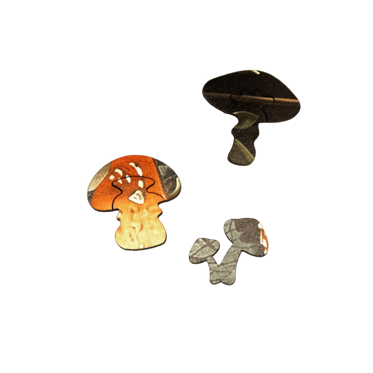 In the Mushroom Forest (475 Piece Wooden Jigsaw Puzzle) - Nautilus Puzzles - Wooden Jigsaw Puzzles For Adults