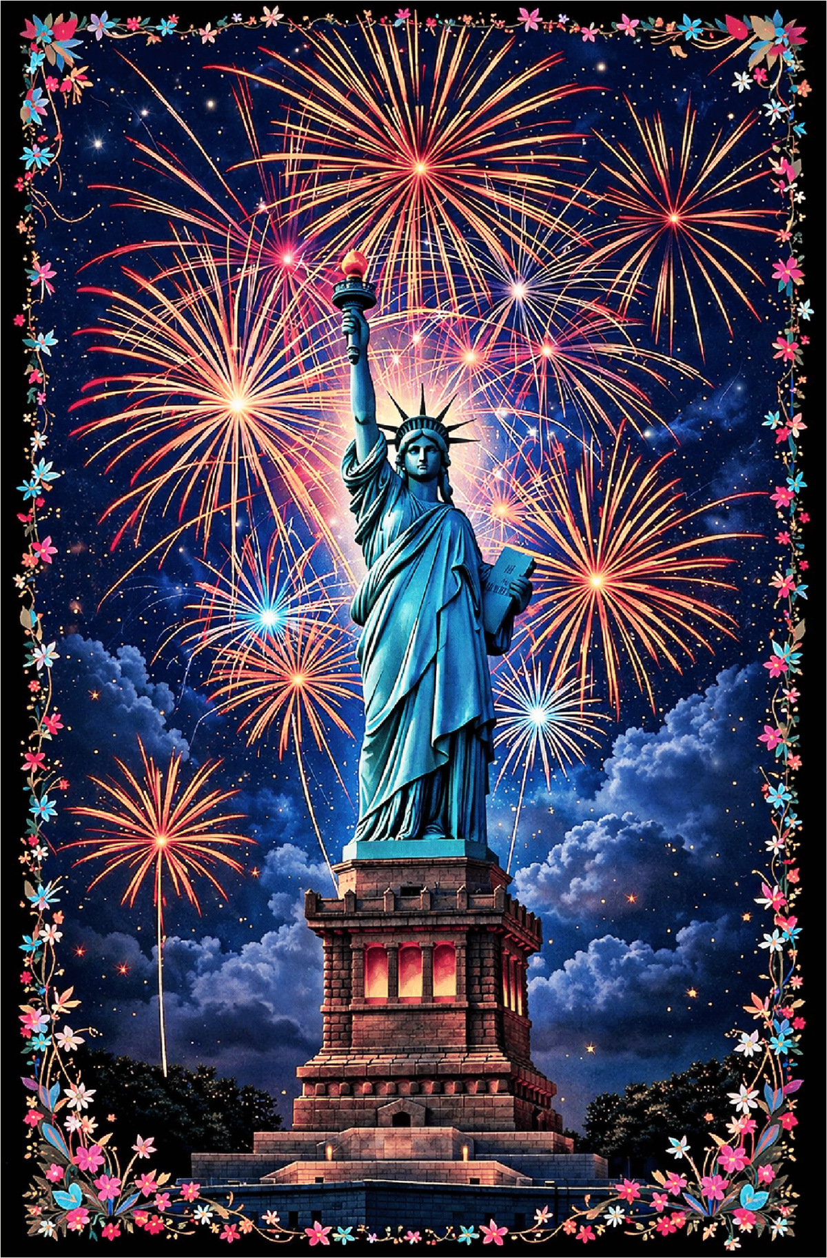 Lady Liberty (461 Piece Wooden Jigsaw Puzzle) - Nautilus Puzzles - Wooden Jigsaw Puzzles For Adults