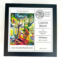 Laguna Beach (478 Piece Wooden Jigsaw Puzzle) - Nautilus Puzzles - Wooden Jigsaw Puzzles For Adults