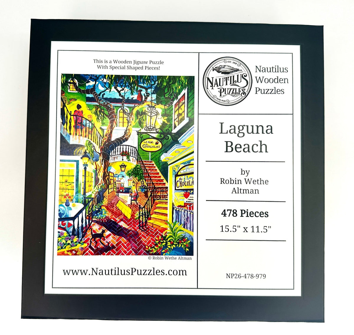 Laguna Beach (478 Piece Wooden Jigsaw Puzzle) - Nautilus Puzzles - Wooden Jigsaw Puzzles For Adults