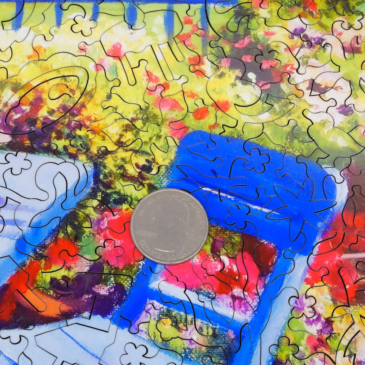 Nature's Palette - 483 Piece Wooden Jigsaw Puzzle - Nautilus Puzzles - Wooden Jigsaw Puzzles For Adults