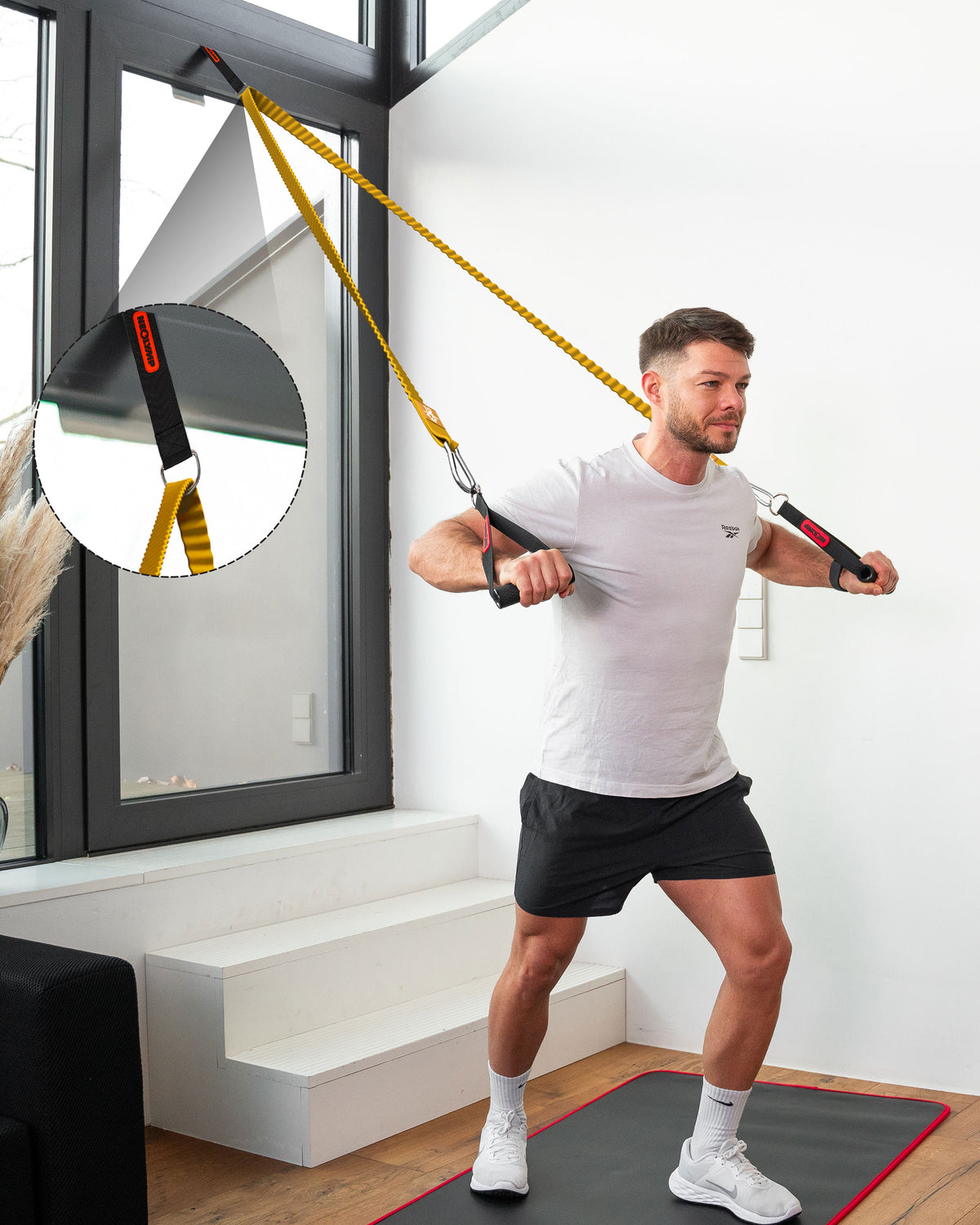 Premium Türanker - Für Widerstandsbänder, hochbelastbar - - Zubehör von NEOLYMP | Fitnessequipment und Sportartikel