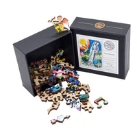 Newlyweds (60 Piece Mini Wooden Jigsaw Puzzle) - Nautilus Puzzles - Wooden Jigsaw Puzzles For Adults