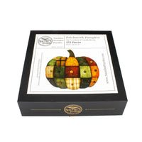 Patchwork Pumpkin (323 Piece Shaped Wooden Jigsaw Puzzle) - Nautilus Puzzles - Wooden Jigsaw Puzzles For Adults