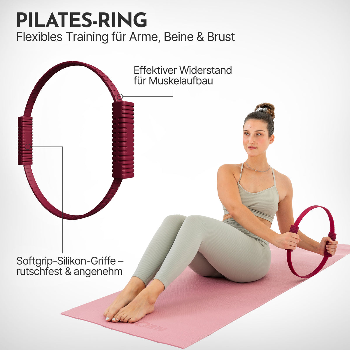 Pilatesring – Berry | B-Ware - - Outlet von NEOLYMP | Fitnessequipment und Sportartikel