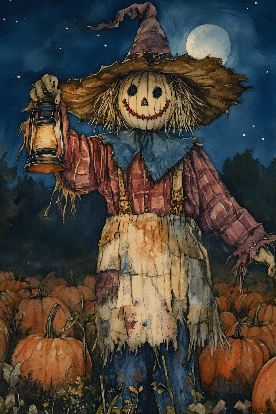 Scarecrow Magic (50 Piece Mini Halloween Wooden Jigsaw Puzzle) - Nautilus Puzzles - Wooden Jigsaw Puzzles For Adults