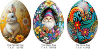 Shaped Easter Egg Puzzle Set - Nautilus Puzzles - Wooden Jigsaw Puzzles For Adults
