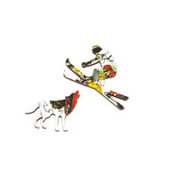 Ski-nanigans | 1000 Piece Wooden Puzzle - Nautilus Puzzles - Wooden Jigsaw Puzzles For Adults