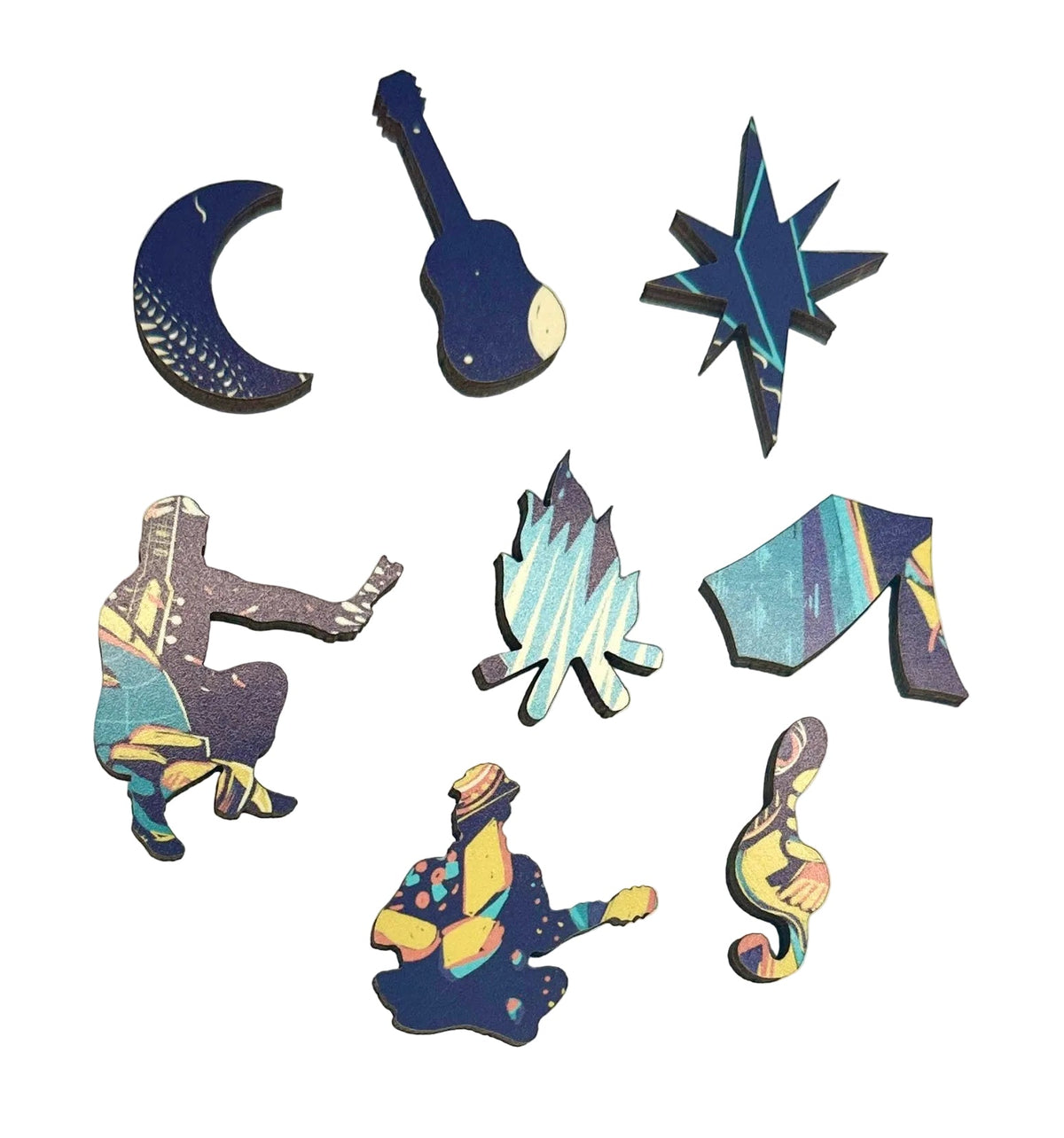 Songs Beside the Tide (50 Piece Mini Wooden Jigsaw Puzzle) - Nautilus Puzzles - Wooden Jigsaw Puzzles For Adults