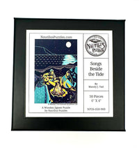 Songs Beside the Tide (50 Piece Mini Wooden Jigsaw Puzzle) - Nautilus Puzzles - Wooden Jigsaw Puzzles For Adults