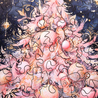 Sugar Plum Sparkles (50 Piece Mini Christmas Wooden Jigsaw Puzzle) - Nautilus Puzzles - Wooden Jigsaw Puzzles For Adults