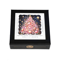 Sugar Plum Sparkles (50 Piece Mini Christmas Wooden Jigsaw Puzzle) - Nautilus Puzzles - Wooden Jigsaw Puzzles For Adults