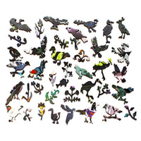 The Parliament of Fowls (511 Piece Wooden Jigsaw Puzzle) - Nautilus Puzzles - Wooden Jigsaw Puzzles For Adults
