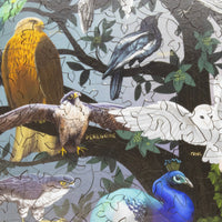 The Parliament of Fowls (511 Piece Wooden Jigsaw Puzzle) - Nautilus Puzzles - Wooden Jigsaw Puzzles For Adults
