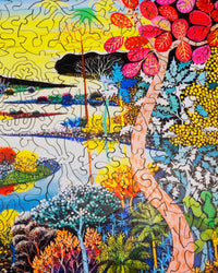 The River (468 Piece Wooden Jigsaw Puzzle) - Nautilus Puzzles - Wooden Jigsaw Puzzles For Adults