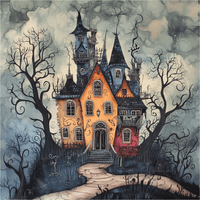 The Witch's House (50 Piece Mini Wooden Jigsaw Puzzle) - Nautilus Puzzles - Wooden Jigsaw Puzzles For Adults