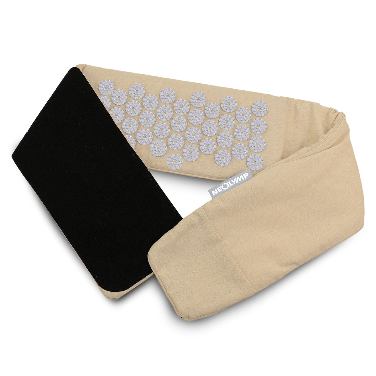 Akupressur Lendengürtel – Beige-Grau (B‑Ware) - - Outlet von NEOLYMP | Fitnessequipment und Sportartikel