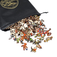 Who's Next on the List (503 Pieces) Christmas Wooden Puzzle - Nautilus Puzzles - Wooden Jigsaw Puzzles For Adults