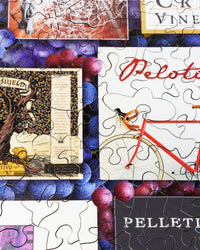 Wines of the Central Coast - 500 Piece Wooden Jigsaw Puzzle - Nautilus Puzzles - Wooden Jigsaw Puzzles For Adults
