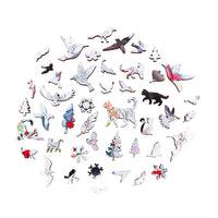 Winter Daydream - 303 Piece Wooden Jigsaw Puzzle - Nautilus Puzzles - Wooden Jigsaw Puzzles For Adults