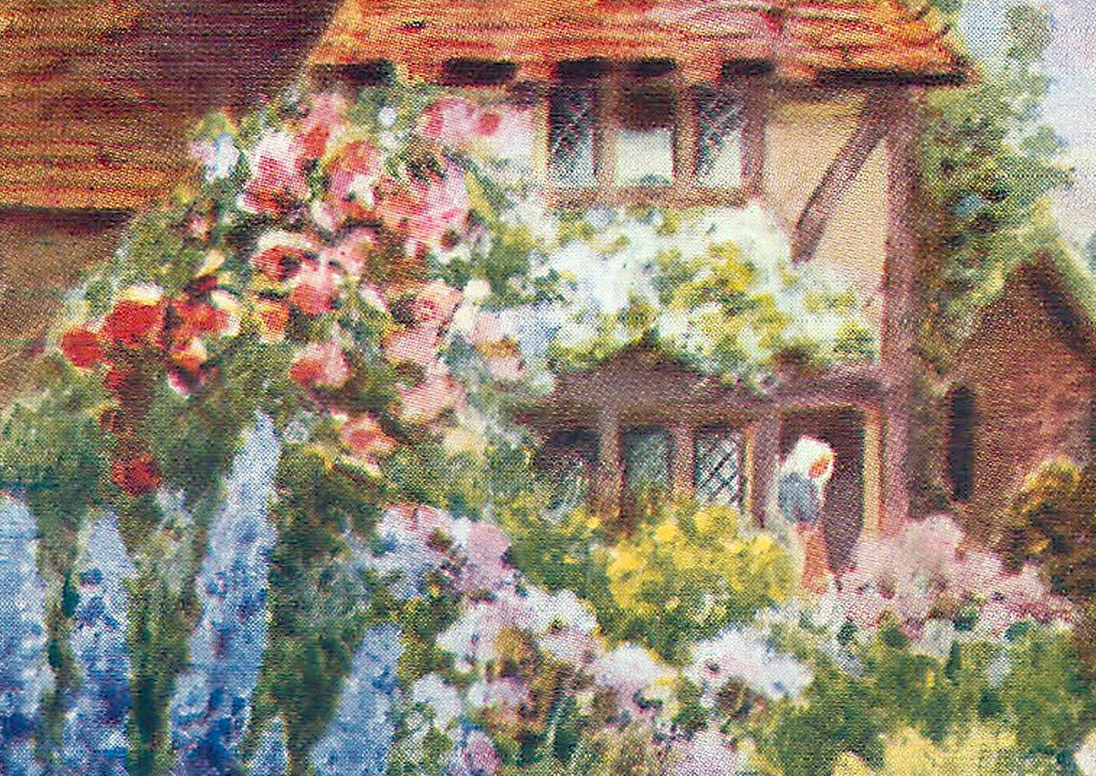 Classic English Cottage (47 Piece Mini Wooden Jigsaw Puzzle) - Nautilus Puzzles - Wooden Jigsaw Puzzles For Adults