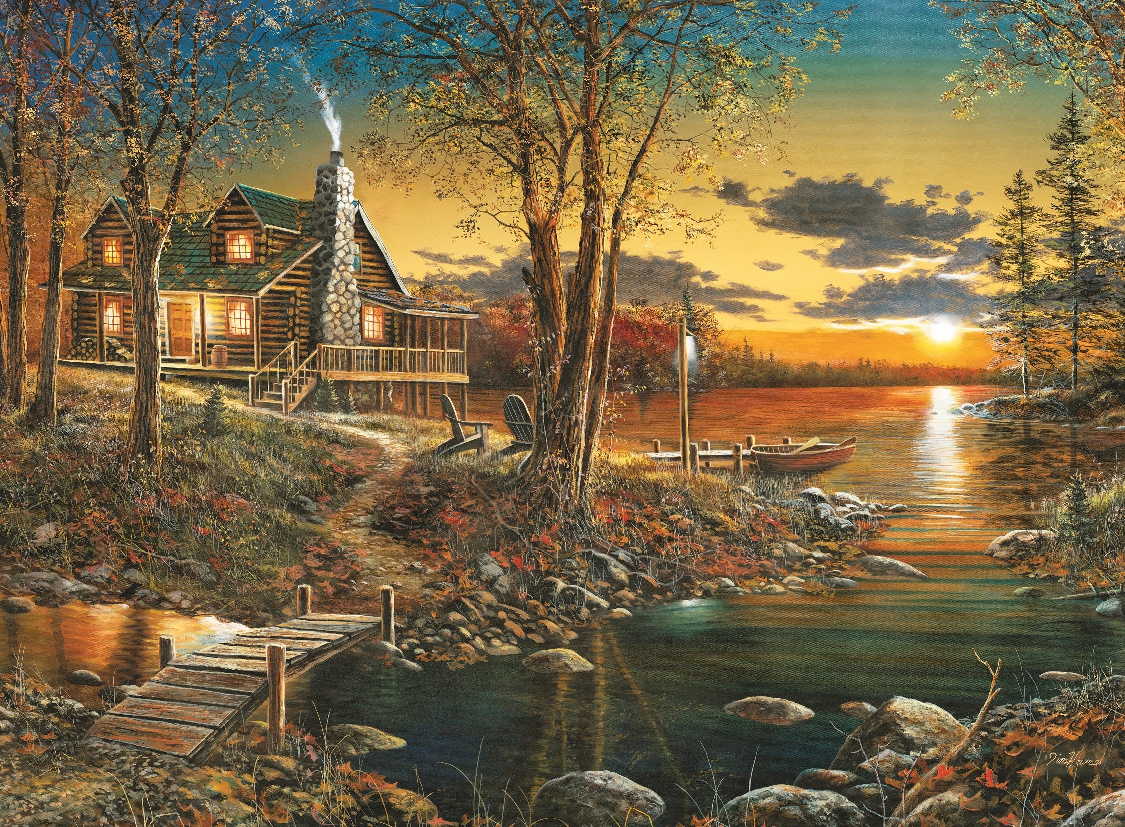 Comforts of Home (385 Piece Wooden Jigsaw Puzzle) - Nautilus Puzzles - Wooden Jigsaw Puzzles For Adults