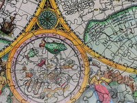 World Map, 1594 (555 Piece Wooden Jigsaw Puzzle) - Nautilus Puzzles - Wooden Jigsaw Puzzles For Adults