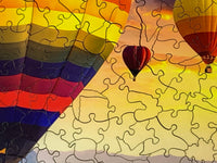 Hot Air Balloons Over Phu Langka, Thailand - 225 Piece Wooden Jigsaw Puzzle - Nautilus Puzzles - Wooden Jigsaw Puzzles For Adults