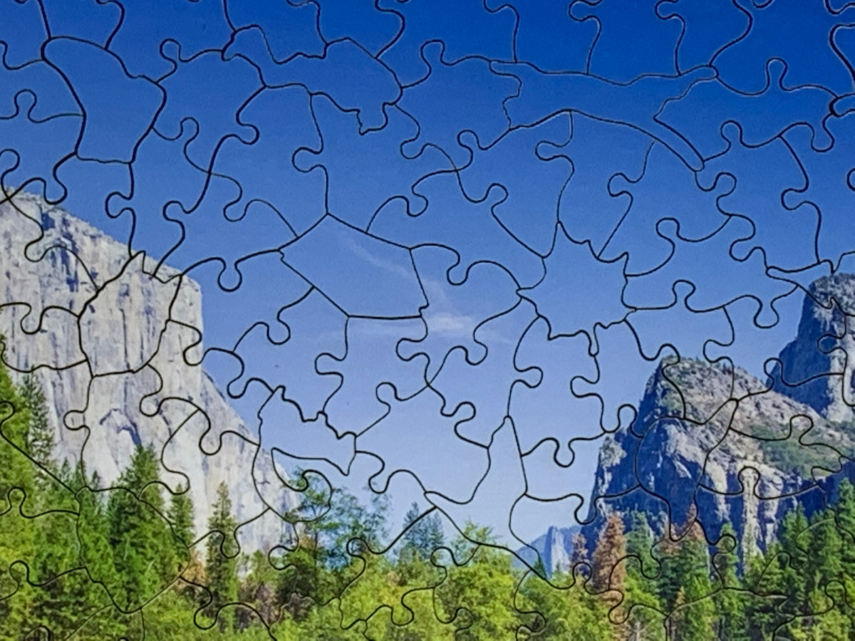 Yosemite Valley in Summer - 245 Piece Wooden Jigsaw Puzzle - Nautilus Puzzles - Wooden Jigsaw Puzzles For Adults