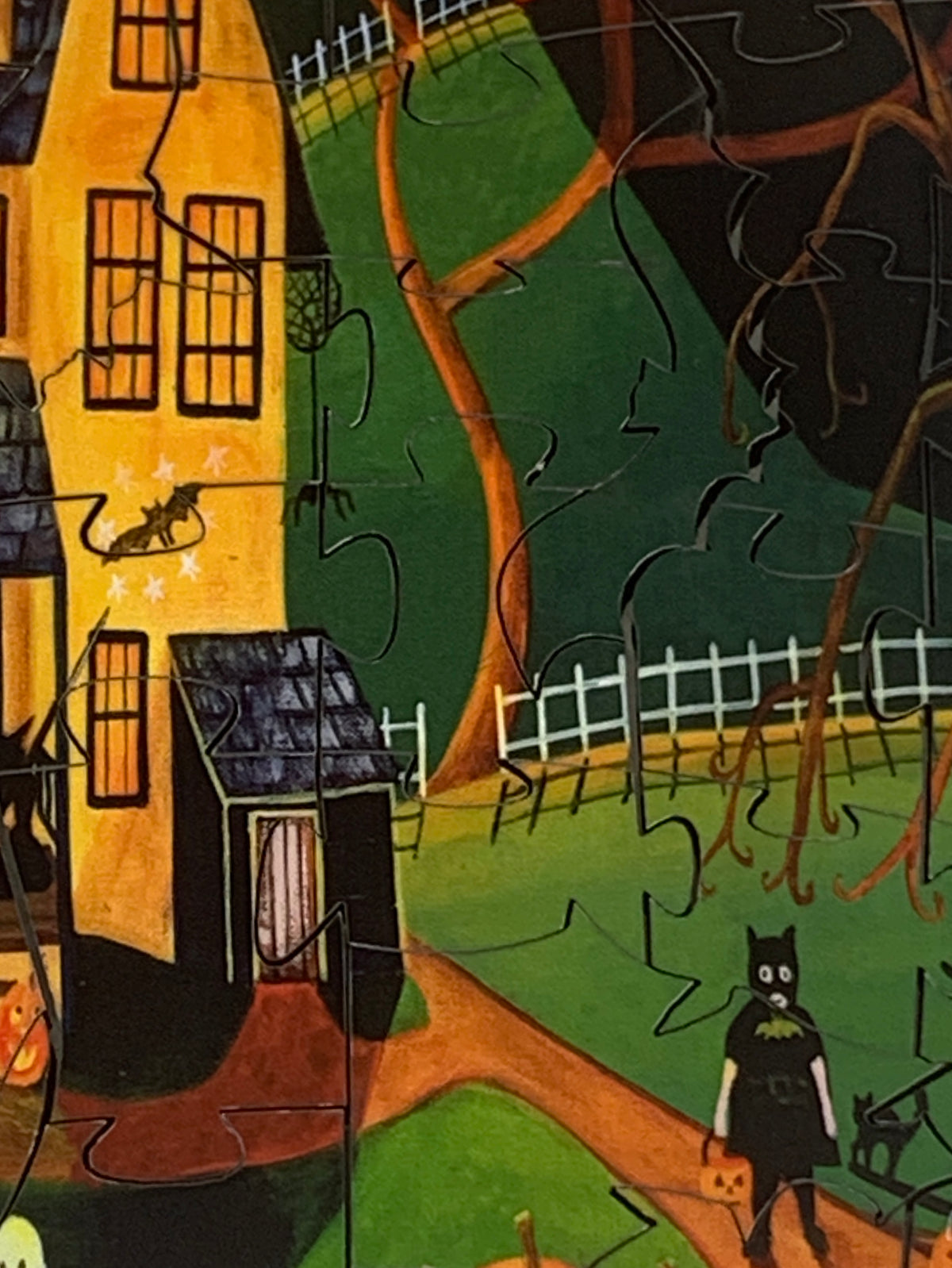 Trick or Treat (50 Piece Mini Halloween Wooden Jigsaw Puzzle) - Nautilus Puzzles - Wooden Jigsaw Puzzles For Adults