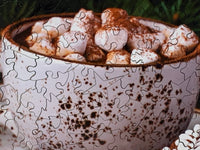 Christmas Cocoa Time - 200 Piece Wooden Jigsaw Puzzle - Nautilus Puzzles - Wooden Jigsaw Puzzles For Adults