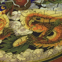 Peking Dragon (150 Piece Wooden Jigsaw Puzzle) - Nautilus Puzzles - Wooden Jigsaw Puzzles For Adults
