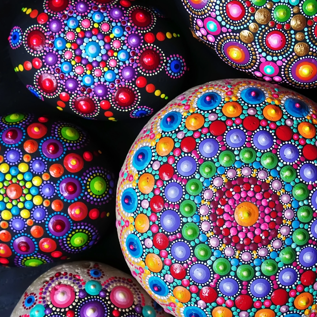 Mandala Stones (432 Piece Wooden Jigsaw Puzzle) - Nautilus Puzzles - Wooden Jigsaw Puzzles For Adults