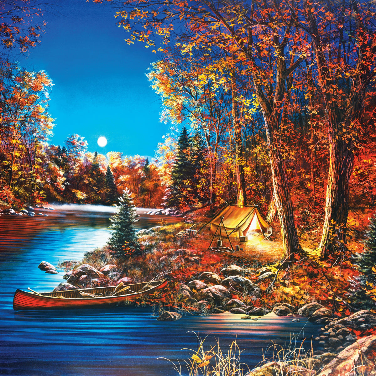 Still of the Night - 245 Piece Wooden Jigsaw Puzzle - Nautilus Puzzles - Wooden Jigsaw Puzzles For Adults