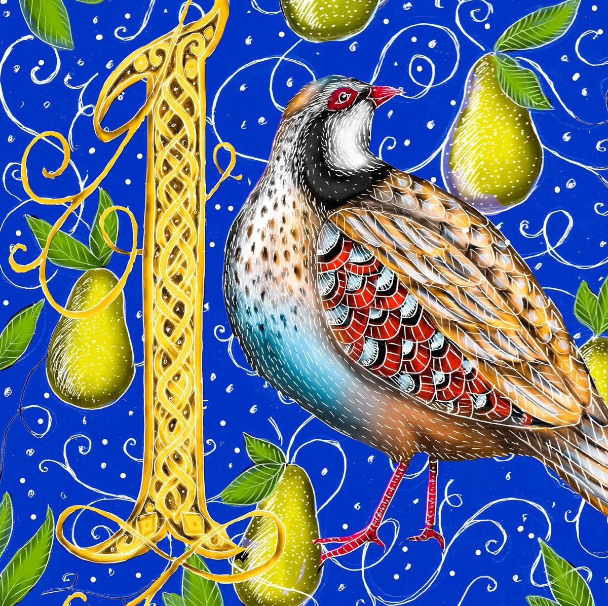 A Partridge in a Pear Tree (50 Piece Mini Jigsaw Puzzle) - Nautilus Puzzles - Wooden Jigsaw Puzzles For Adults