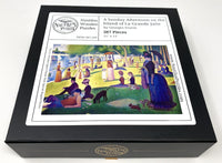 A Sunday Afternoon on the Island of La Grande Jatte (387 Pieces) Wooden Jigsaw Puzzle - Nautilus Puzzles - Wooden Jigsaw Puzzles For Adults