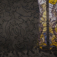 Cathedral Cat - 372 Piece Wooden Jigsaw Puzzle - Nautilus Puzzles - Wooden Jigsaw Puzzles For Adults