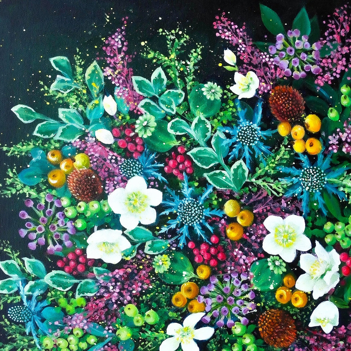 Christmas Bouquet (50 Piece Mini Wooden Jigsaw Puzzle) - Nautilus Puzzles - Wooden Jigsaw Puzzles For Adults