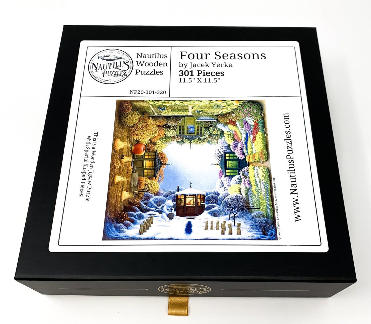 Four Seasons (301 Piece Wooden Jigsaw Puzzle) - Nautilus Puzzles - Wooden Jigsaw Puzzles For Adults