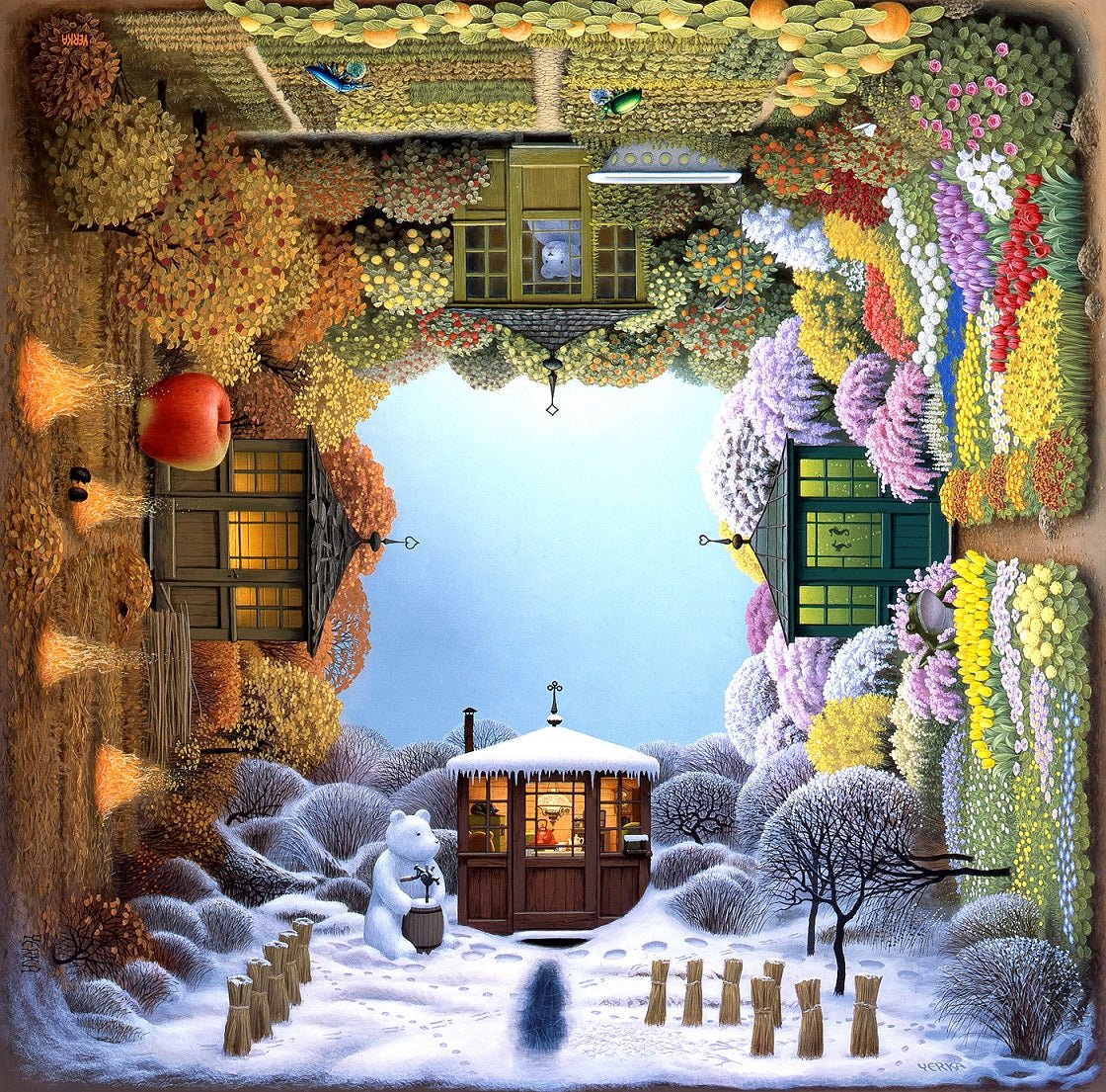 Four Seasons (301 Piece Wooden Jigsaw Puzzle) - Nautilus Puzzles - Wooden Jigsaw Puzzles For Adults