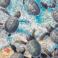 Green Turtle Hatchlings - 361 Piece Wooden Jigsaw Puzzle for Adults - Nautilus Puzzles - Wooden Jigsaw Puzzles For Adults