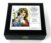 Our Lady Of The Cow Parsley (47 Pieces) By Elizabeth Sonrel, Mini Wooden Jigsaw Puzzle - Nautilus Puzzles - Wooden Jigsaw Puzzles For Adults