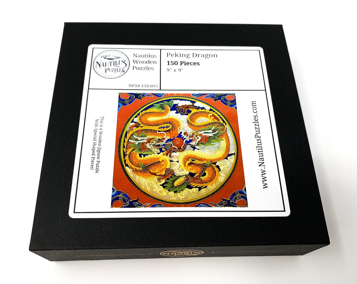 Peking Dragon (150 Piece Wooden Jigsaw Puzzle) - Nautilus Puzzles - Wooden Jigsaw Puzzles For Adults