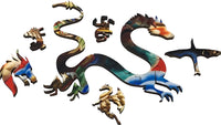 Thai Dragon (150 Piece Wooden Jigsaw Puzzle) - Nautilus Puzzles - Wooden Jigsaw Puzzles For Adults