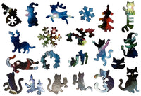 A Purr-fect Christmas - 261 Piece Wooden Jigsaw Puzzle - Nautilus Puzzles - Wooden Jigsaw Puzzles For Adults