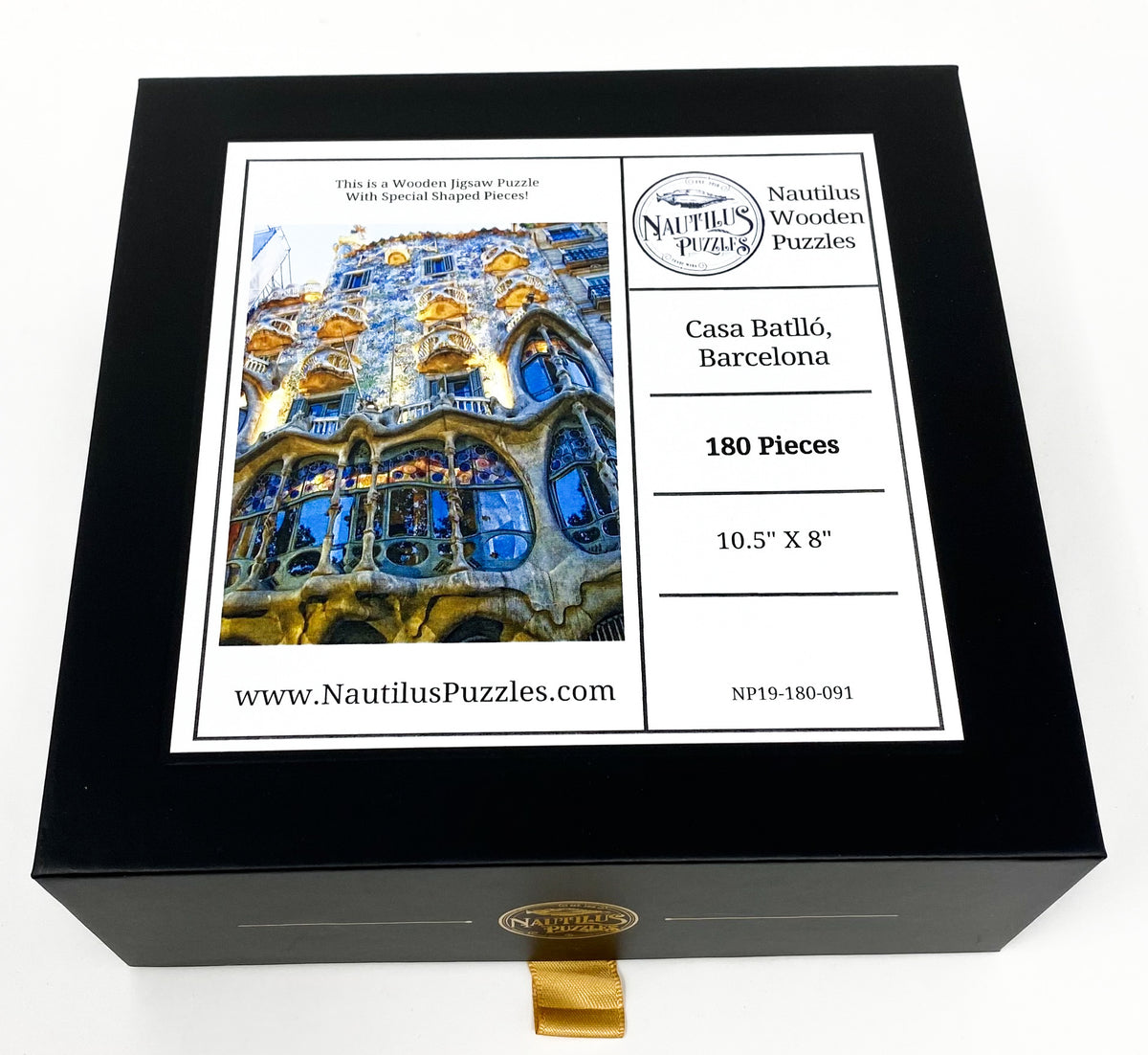 Casa Batlló, Barcelona (180 Piece Wooden Jigsaw Puzzle) - Nautilus Puzzles - Wooden Jigsaw Puzzles For Adults