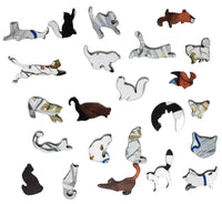 Cat in the Window - 215 Piece Cat Wooden Jigsaw Puzzle - Nautilus Puzzles - Wooden Jigsaw Puzzles For Adults